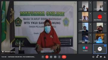 Pelaksanaan Masa Taaruf Siswa Madrasah (Matsama) Secara Online